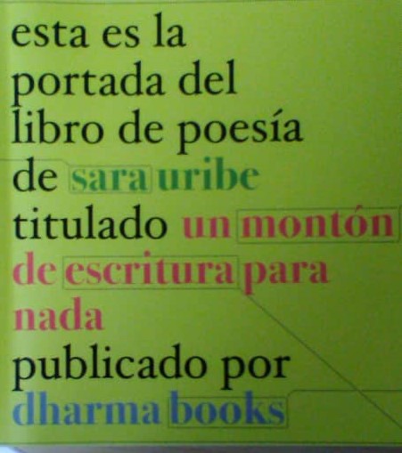 Un montón de escritura para nada